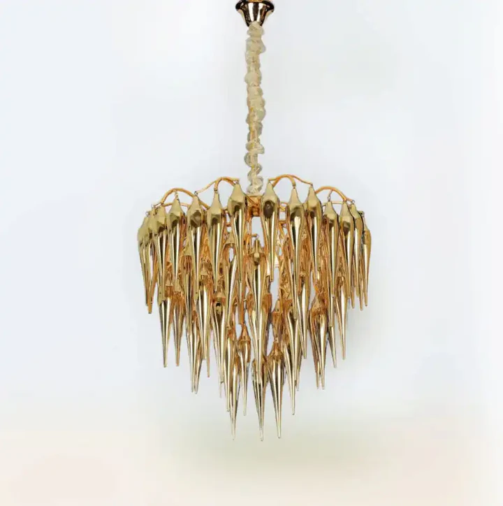 Gold Galcial (800mm,Glass) Chandelier